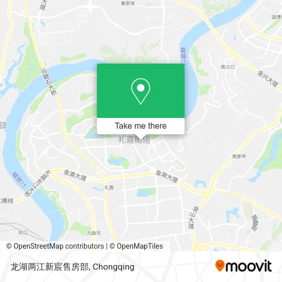 龙湖两江新宸售房部 map