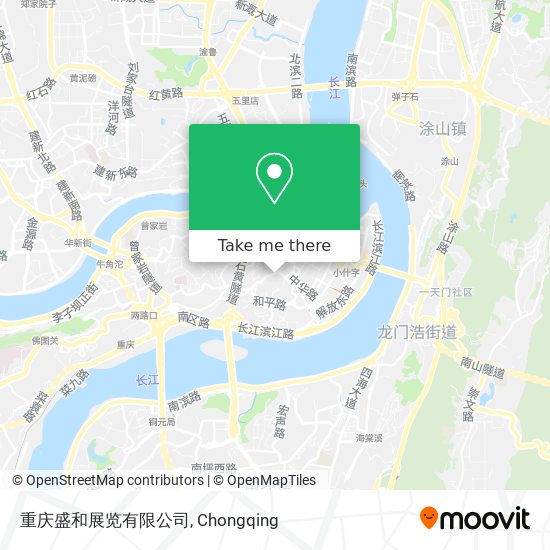 重庆盛和展览有限公司 map