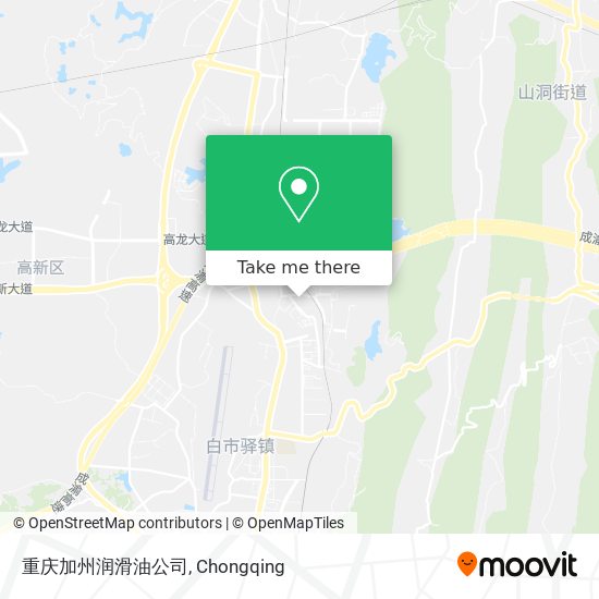 重庆加州润滑油公司 map