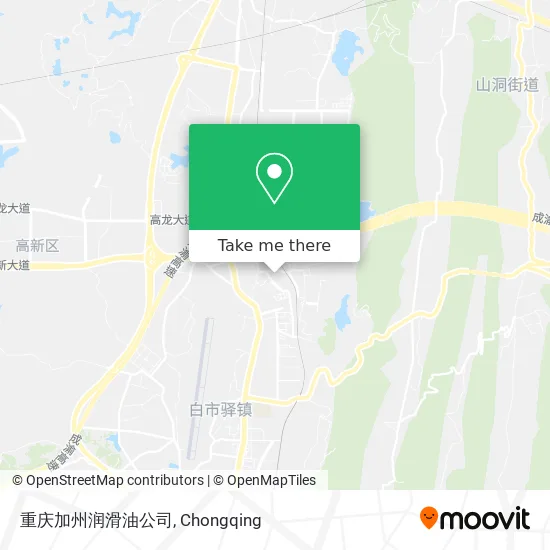 重庆加州润滑油公司 map