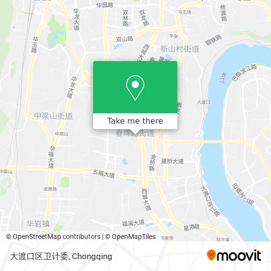 大渡口区卫计委 map