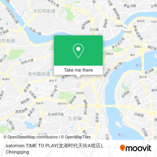 salomon TIME TO PLAY(龙湖时代天街A馆店) map