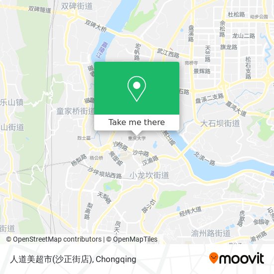 人道美超市(沙正街店) map