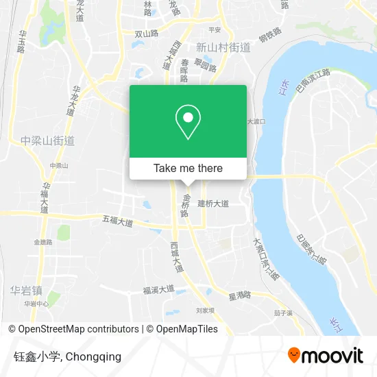 钰鑫小学 map