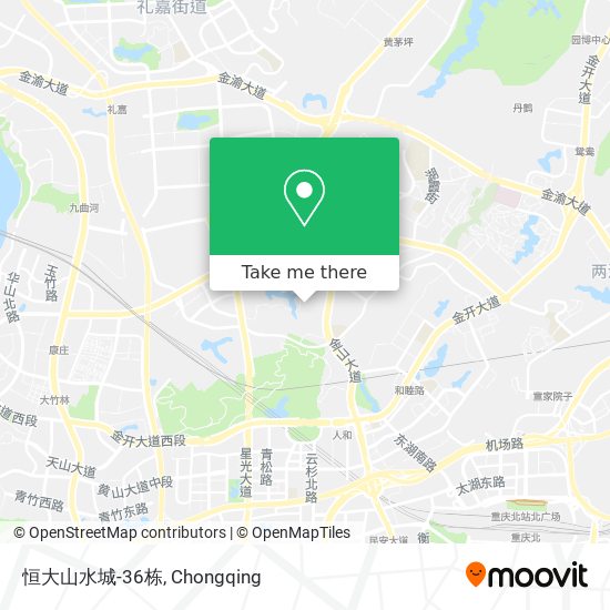 恒大山水城-36栋 map