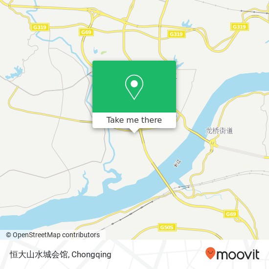 恒大山水城会馆 map