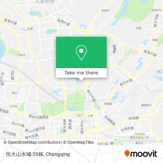 恒大山水城-20栋 map