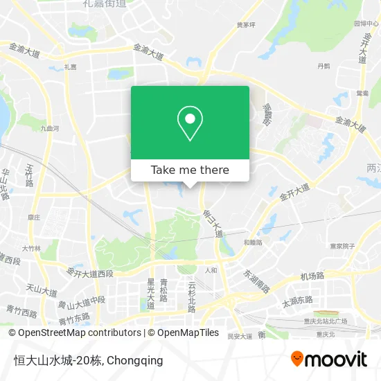 恒大山水城-20栋 map