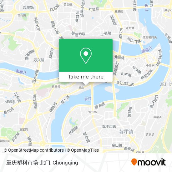 重庆塑料市场-北门 map