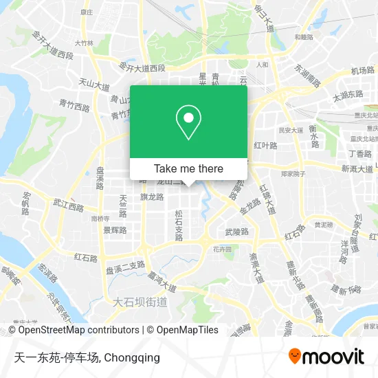 天一东苑-停车场 map