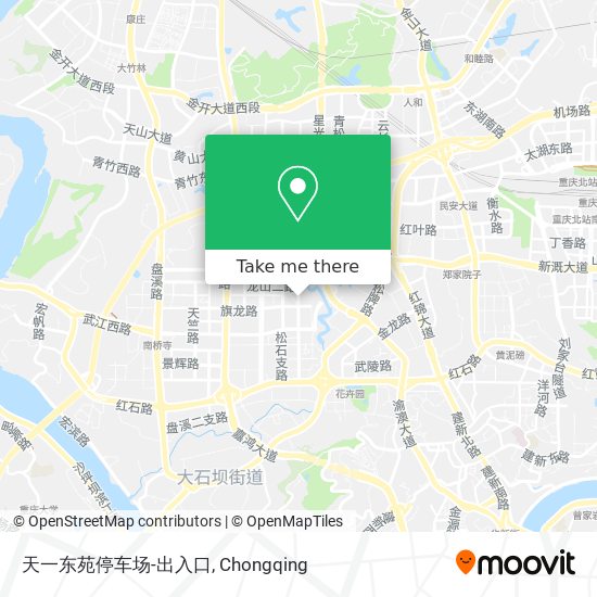 天一东苑停车场-出入口 map