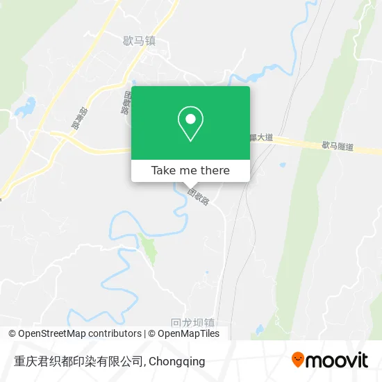 重庆君织都印染有限公司 map
