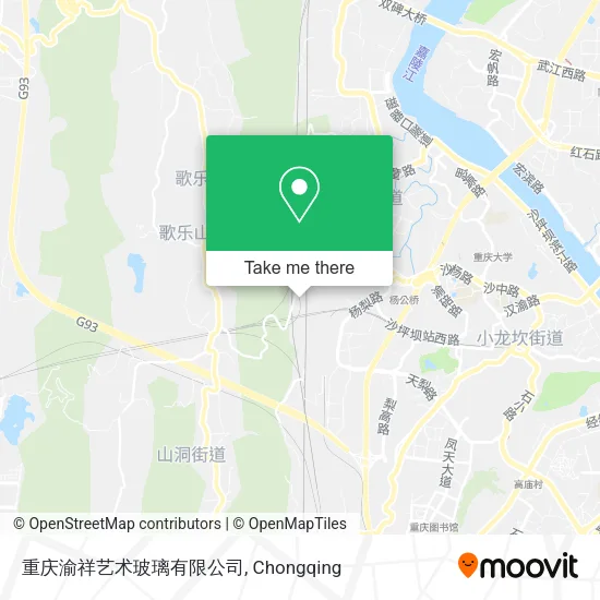 重庆渝祥艺术玻璃有限公司 map