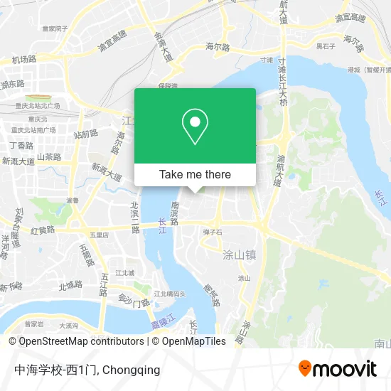 中海学校-西1门 map