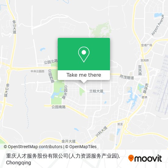 重庆人才服务股份有限公司(人力资源服务产业园) map
