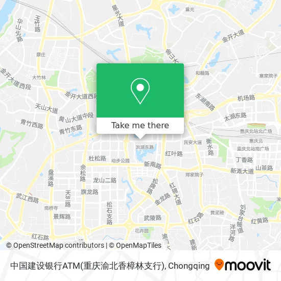 中国建设银行ATM(重庆渝北香樟林支行) map