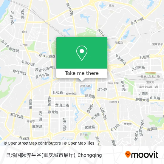 良瑜国际养生谷(重庆城市展厅) map