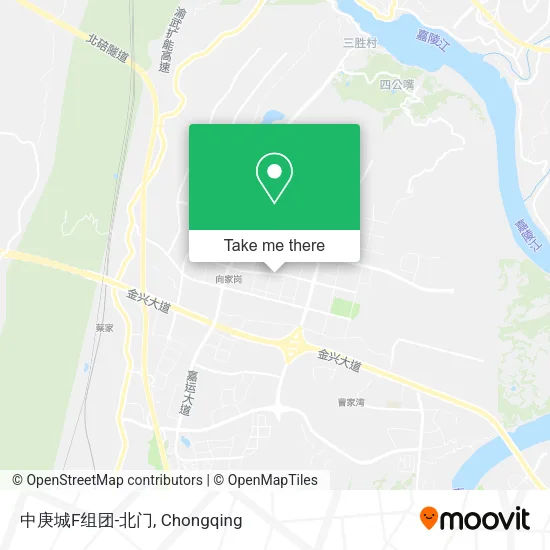 中庚城F组团-北门 map