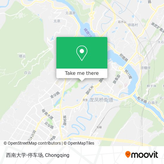 西南大学-停车场 map