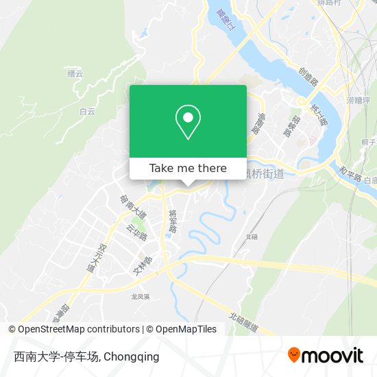 西南大学-停车场 map