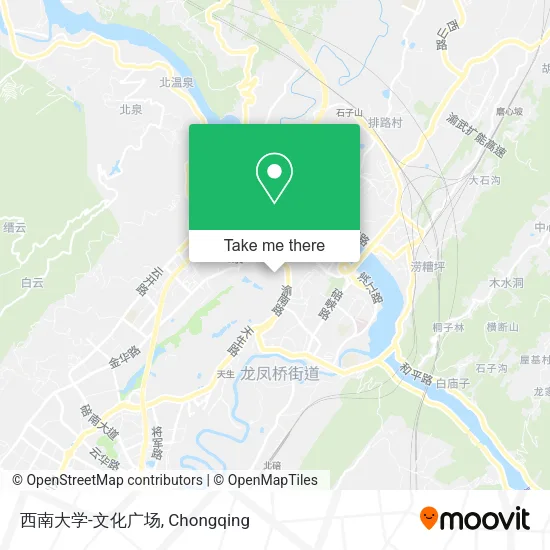 西南大学-文化广场 map