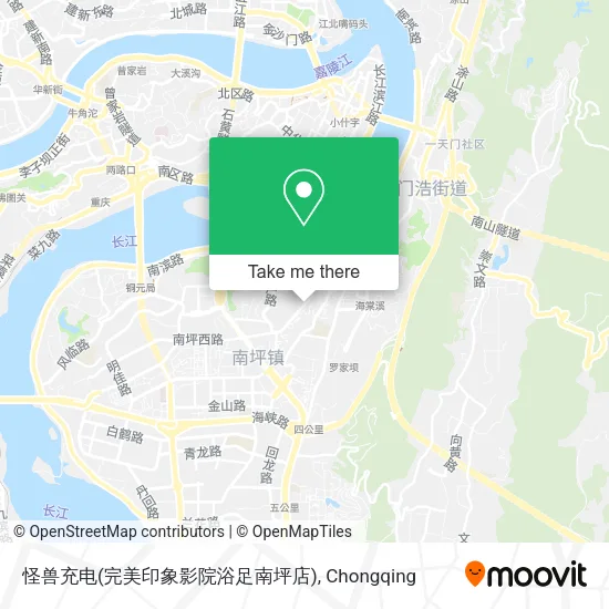 怪兽充电(完美印象影院浴足南坪店) map