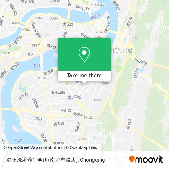 浴旺洗浴养生会所(南坪东路店) map