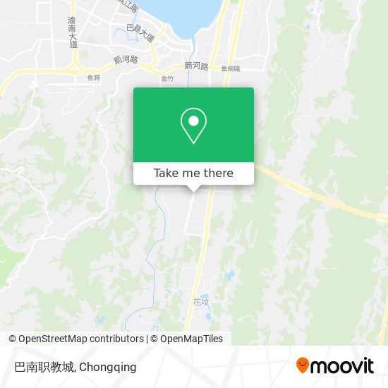 巴南职教城 map