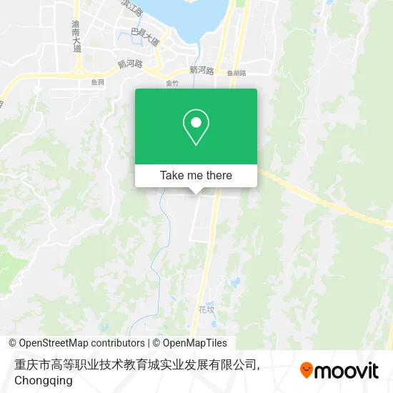 重庆市高等职业技术教育城实业发展有限公司 map