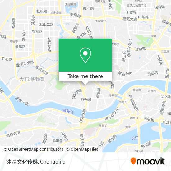 沐森文化传媒 map