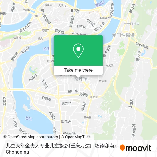 儿童天堂金夫人专业儿童摄影(重庆万达广场锋邸南) map