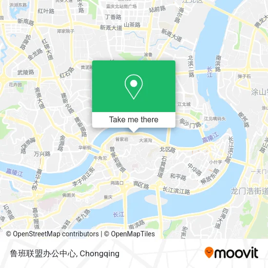 鲁班联盟办公中心 map