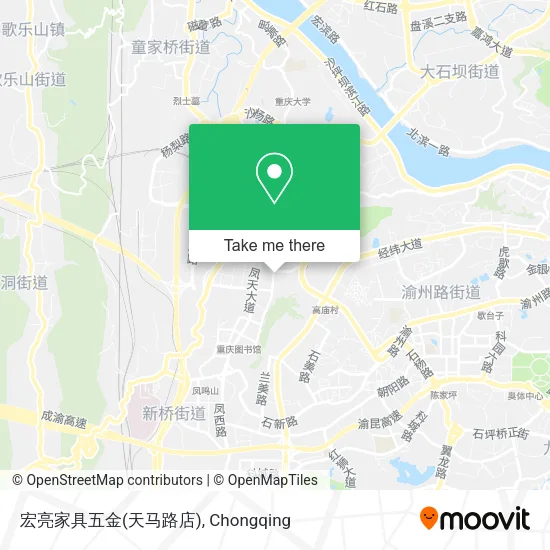 宏亮家具五金(天马路店) map