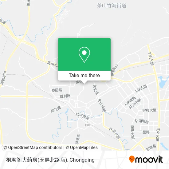 桐君阁大药房(玉屏北路店) map