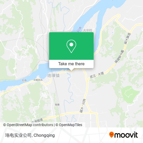 珞电实业公司 map
