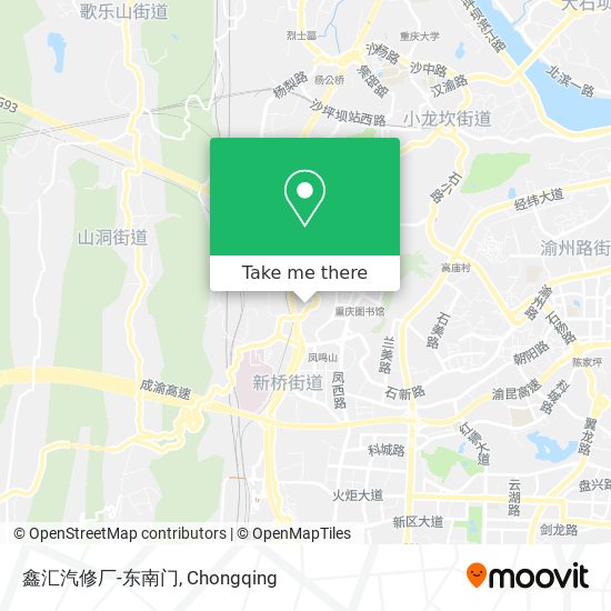 鑫汇汽修厂-东南门 map