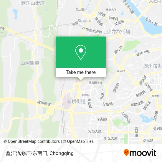 鑫汇汽修厂-东南门 map