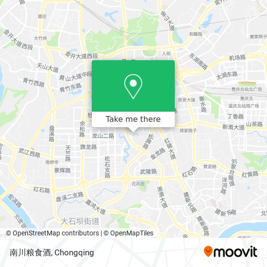 南川粮食酒 map