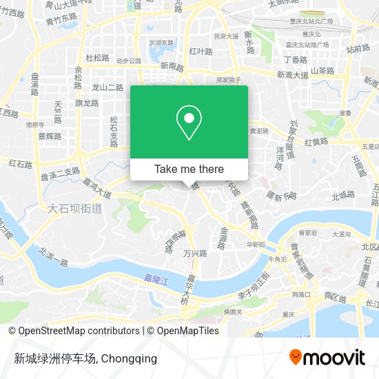 新城绿洲停车场 map