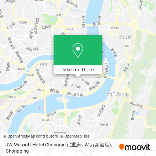 JW Marriott Hotel Chongqing (重庆 JW 万豪酒店) map