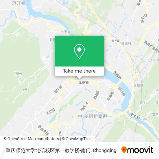 重庆师范大学北碚校区第一教学楼-南门 map