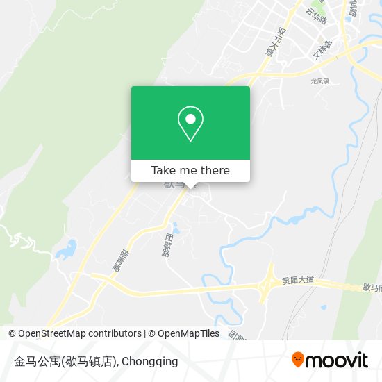 金马公寓(歇马镇店) map