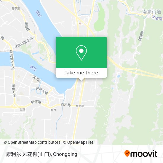 康利尔·风花树(正门) map