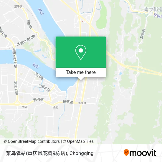 菜鸟驿站(重庆风花树9栋店) map