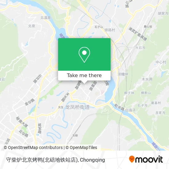守柴炉北京烤鸭(北碚地铁站店) map