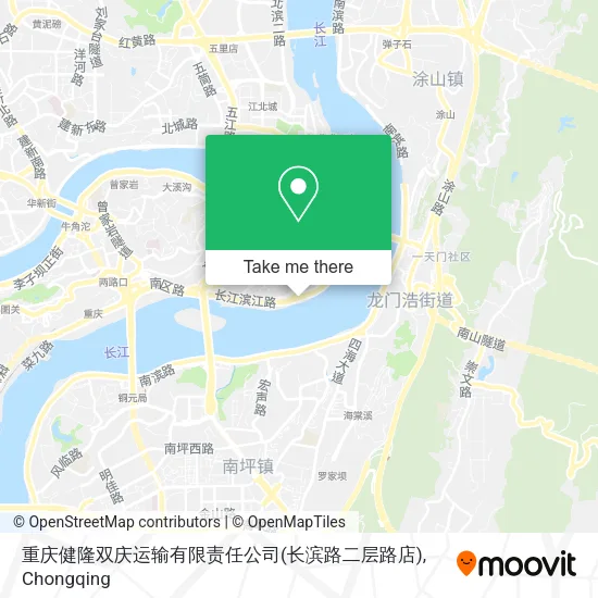 重庆健隆双庆运输有限责任公司(长滨路二层路店) map