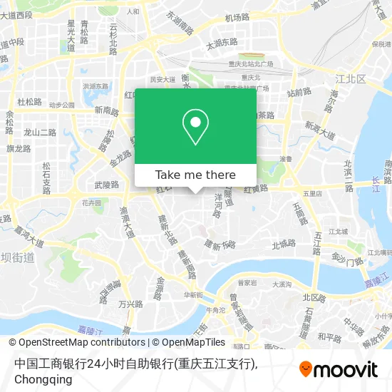 中国工商银行24小时自助银行(重庆五江支行) map