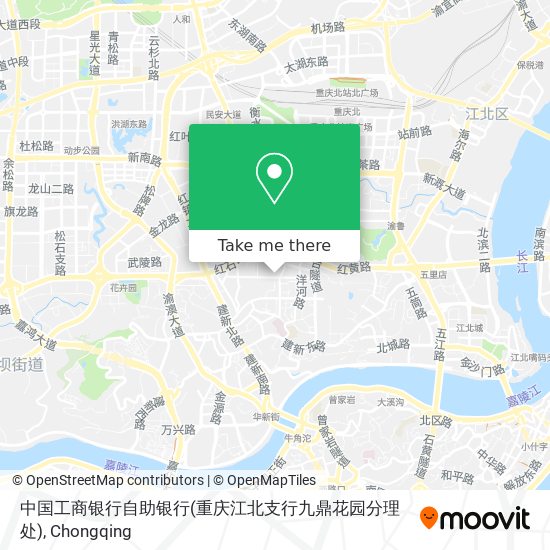 中国工商银行自助银行(重庆江北支行九鼎花园分理处) map