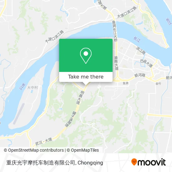 重庆光宇摩托车制造有限公司 map