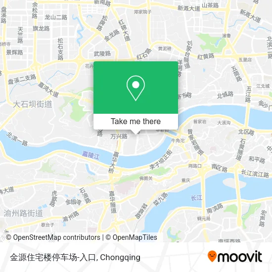 金源住宅楼停车场-入口 map